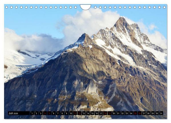 Produktbild: Bergmagie &ndash; Fotos aus dem Berner Oberland (Wandkalender 2026 DIN A4 quer), CALVENDO Monatskalender