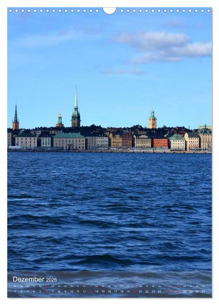 Produktbild: Stockholm - Stadtansichten (Wandkalender 2026 DIN A3 hoch), CALVENDO Monatskalender