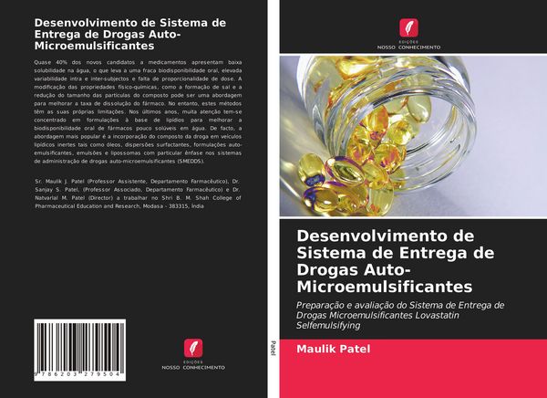 Produktbild: Desenvolvimento de Sistema de Entrega de Drogas Auto-Microemulsificantes