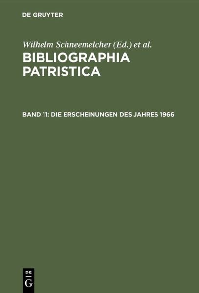 Produktbild: Die Erscheinungen des Jahres 1966