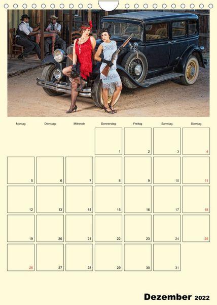 Produktbild: Die 20er Jahre. Gangster, Frauen und Kanonen (Wandkalender 2022 DIN A4 hoch)