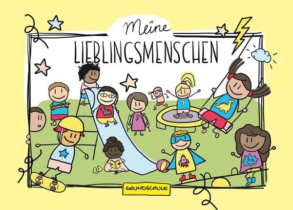 Freundschaftsbuch Meine Lieblingsmenschen - Grundschule, Gebundene Ausgabe von Sara Pierbattisti-Spira, Nova MD, 9783985952243