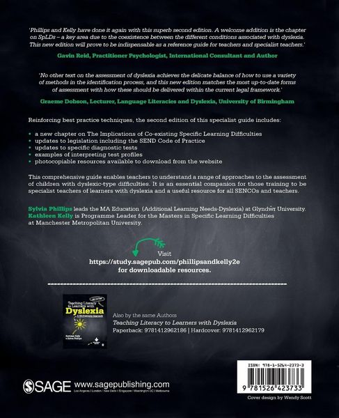 Produktbild: Assessment of Learners with Dyslexic-Type Difficulties