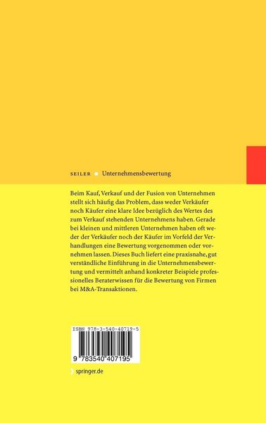 Produktbild: Unternehmensbewertung
