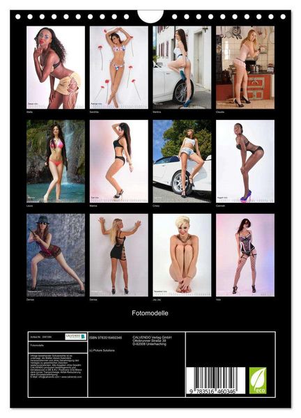 Produktbild: Fotomodelle (Wandkalender 2026 DIN A4 hoch), CALVENDO Monatskalender