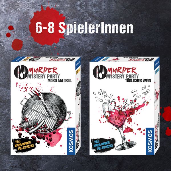 Produktbild: KOSMOS - Murder Mystery Party - Mord am Grill - Das Krimi-Dinner für zu Hause