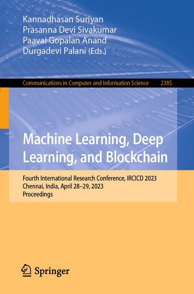 Produktbild: Machine Learning, Deep Learning, and Blockchain
