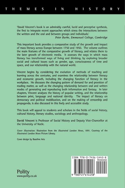 Produktbild: Rise of Mass Literacy