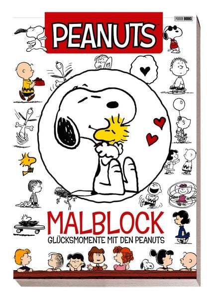 Peanuts: Malblock - Glücksmomente mit den Peanuts, Taschenbuch von Panini, Panini, 9783833247675