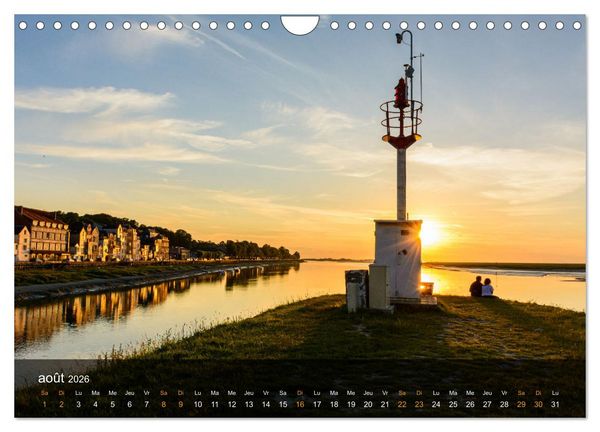 Produktbild: Baie de Somme Couchers de soleil (Calendrier mural 2026 DIN A4 vertical), CALVENDO calendrier mensuel