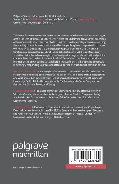 Produktbild: Rethinking the Public Sphere Through Transnationalizing Processes