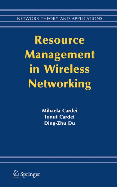 Produktbild: Resource Management in Wireless Networking