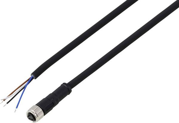 Produktbild: TRU COMPONENTS TC-13751952 Anschlussleitung M8 x 1 Buchse, gerade 10 m Polzahl Sensoren: 4 1 St.