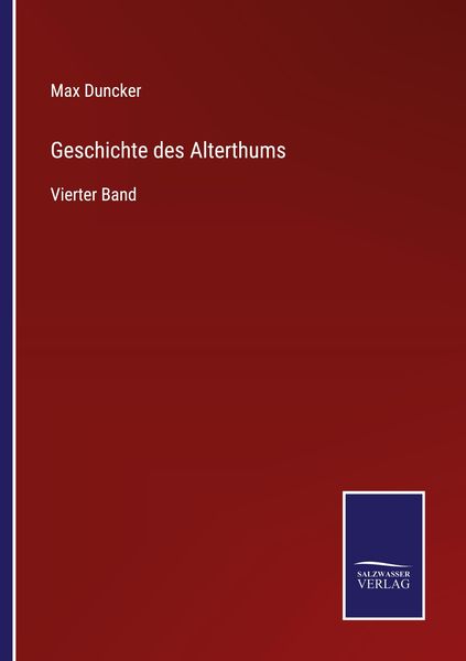 Produktbild: Geschichte des Alterthums