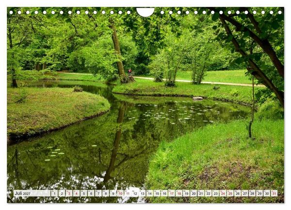 Produktbild: Parks und Wasserlandschaften (Wandkalender 2027 DIN A4 quer), CALVENDO Monatskalender