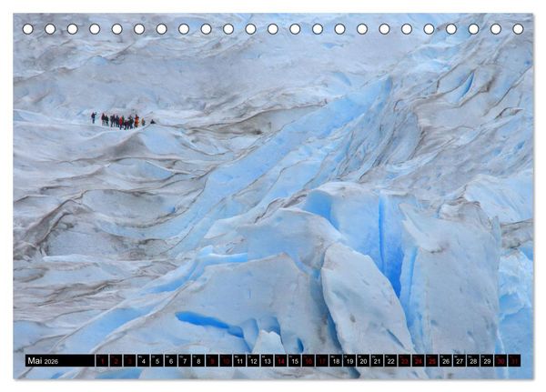 Produktbild: Patagonien mit Feuerland (Tischkalender 2026 DIN A5 quer), CALVENDO Monatskalender