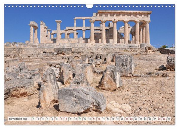 Produktbild: Gr&egrave;ce antique et Architecture (Calendrier mural 2026 DIN A3 vertical), CALVENDO calendrier mensuel
