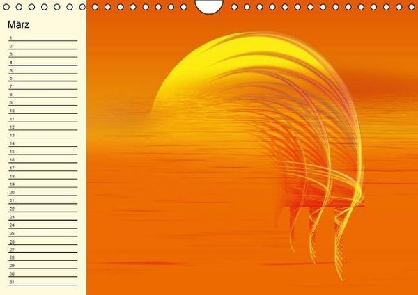 Produktbild: Fraktale Kunst 2/Geburtstagskalender (Wandkalender immerw&auml;hrend DIN A4 quer)