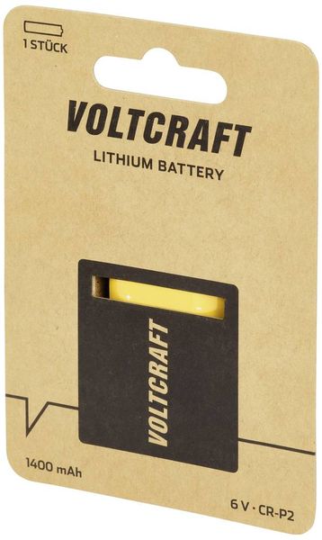 Produktbild: VOLTCRAFT CRP2 Fotobatterie CR-P 2 Lithium 1400 mAh 6V 1St.