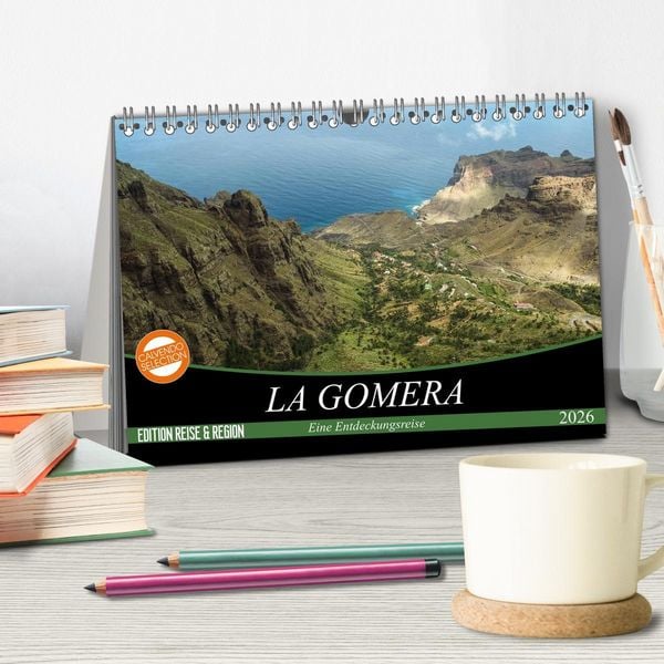 Produktbild: La Gomera 2026 - Eine Entdeckungsreise (Tischkalender 2026 DIN A5 quer), CALVENDO Monatskalender