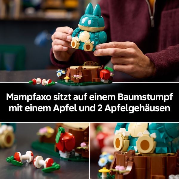 Produktbild: LEGO Pok&eacute;mon Mampfaxo Modellbau - Figur zum Sammeln & als Deko 72150