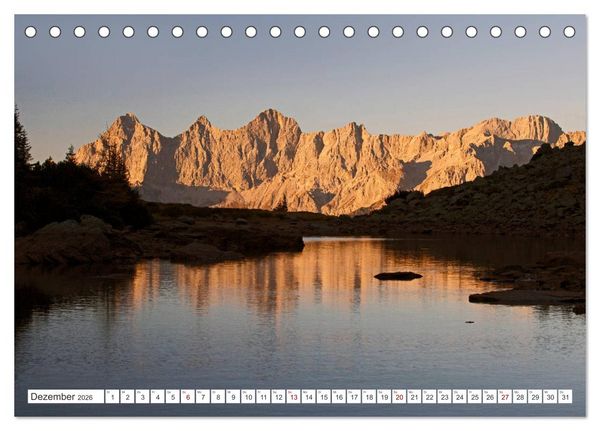 Produktbild: Ennstaler Bergseen in den Schladminger Tauern (Tischkalender 2026 DIN A5 quer), CALVENDO Monatskalender