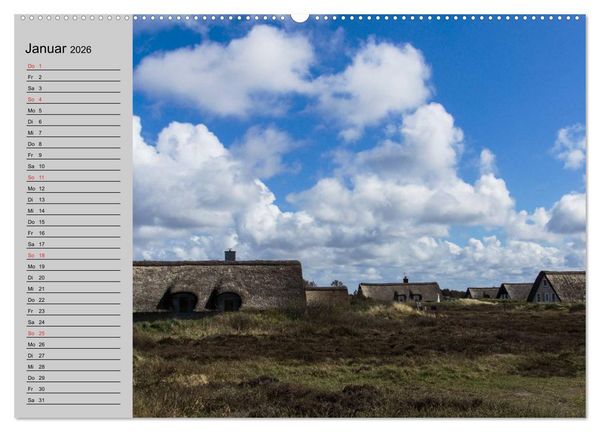 Produktbild: D&auml;nemark - Umgebung von Hvide Sande (hochwertiger Premium Wandkalender 2026 DIN A2 quer), Kunstdruck in Hochglanz