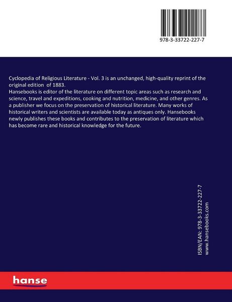 Produktbild: Cyclopedia of Religious Literature