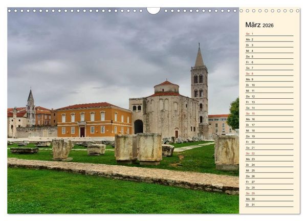 Produktbild: Zadar und Norddalmatien (Wandkalender 2026 DIN A3 quer), CALVENDO Monatskalender