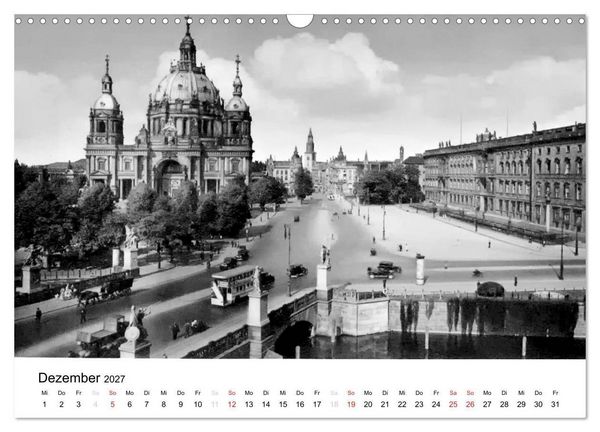 Produktbild: Gr&uuml;&szlig;e aus dem alten Berlin (Wandkalender 2027 DIN A3 quer), CALVENDO Monatskalender