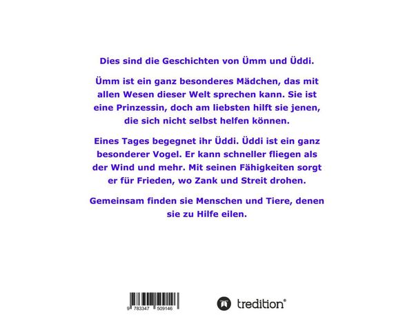 Produktbild: Kinderbuch &Uuml;mm und &Uuml;ddi