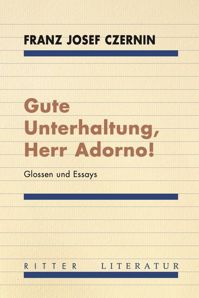 Produktbild: Gute Unterhaltung, Herr Adorno!