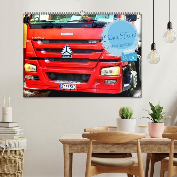 Produktbild: China Truck - Chinesische Nutzfahrzeuge (Wandkalender 2026 DIN A2 quer), CALVENDO Monatskalender