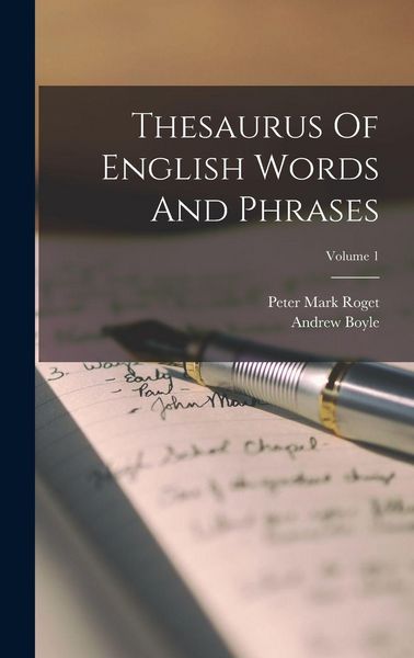 Produktbild: Thesaurus Of English Words And Phrases; Volume 1
