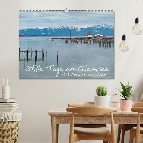 Produktbild: Stille Tage am Chiemsee (Wandkalender 2026 DIN A2 quer), CALVENDO Monatskalender