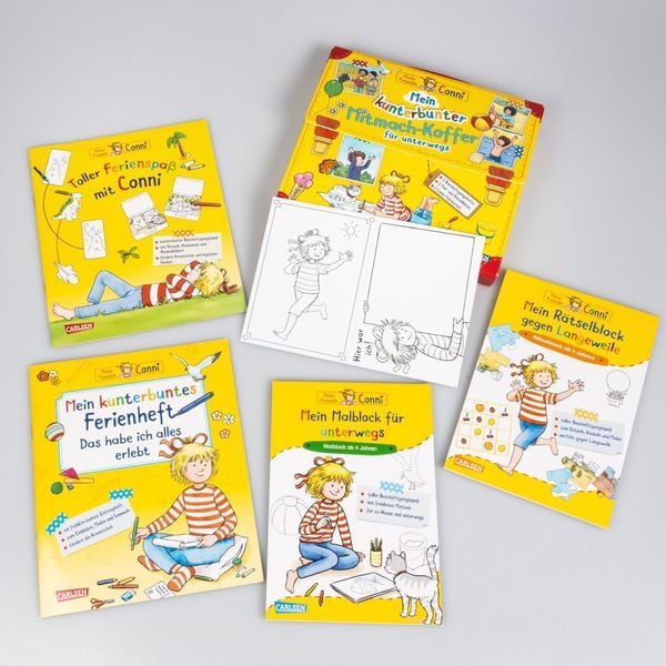 Produktbild: Conni Gelbe Reihe (Besch&auml;ftigungsbuch): Mein kunterbunter Mitmach-Koffer f&uuml;r unterwegs