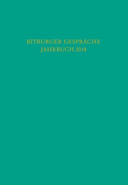 Produktbild: Bitburger Gespr&auml;che Jahrbuch 2018