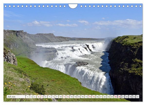 Produktbild: ISLAND, Insel aus Feuer und Eis (Wandkalender 2026 DIN A4 quer), CALVENDO Monatskalender