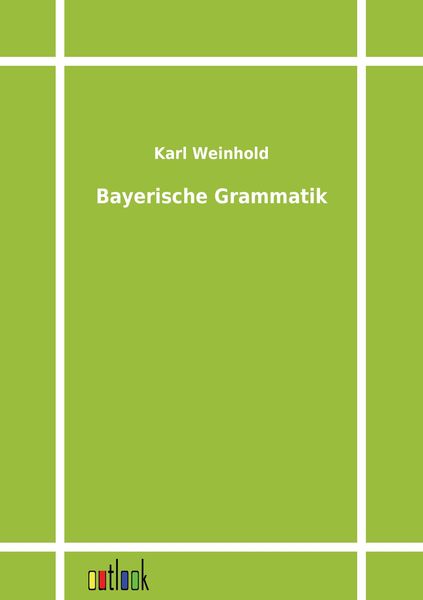 Produktbild: Bayerische Grammatik
