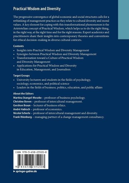 Produktbild: Practical Wisdom and Diversity
