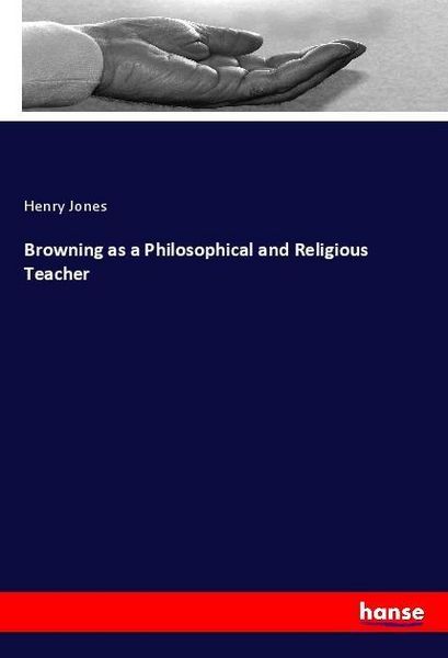 Produktbild: Browning as a Philosophical and Religious Teacher