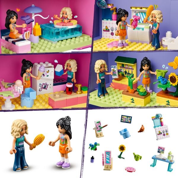 Produktbild: LEGO Friends 42697 Kreativer Puppenhauskoffer, Bauset, Tragbares Puppenhaus f&uuml;r Kinder