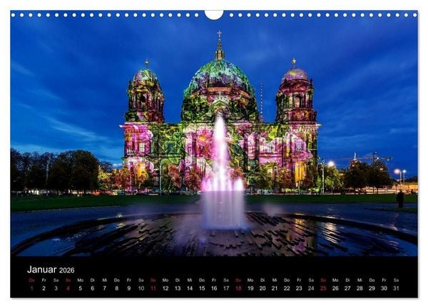 Produktbild: Colours of Berlin (Wandkalender 2026 DIN A3 quer), CALVENDO Monatskalender