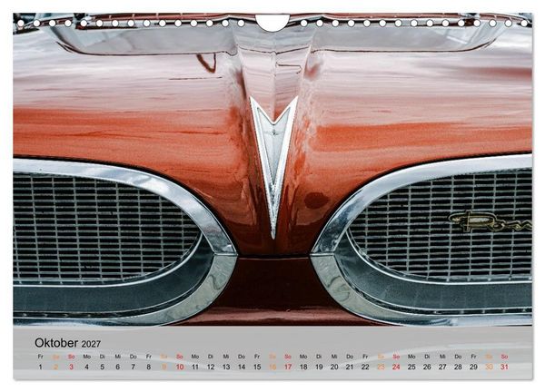 Produktbild: Pontiac Star Chief - Details voller Stil (Wandkalender 2027 DIN A4 quer), CALVENDO Monatskalender