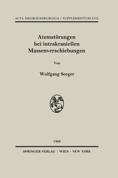 Produktbild: Atemst&ouml;rungen bei intrakraniellen Massenverschiebungen
