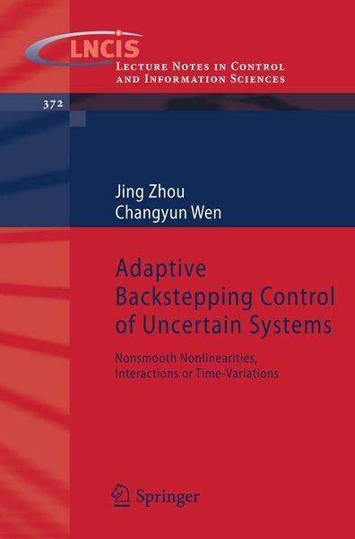 Produktbild: Adaptive Backstepping Control of Uncertain Systems
