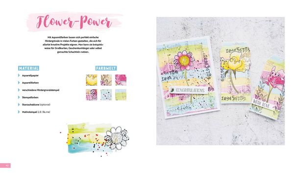 Produktbild: Gl&uuml;cklich kreativ &ndash; Zwei B&uuml;cher im Bundle: 37 Mixed-Media-Motive malen