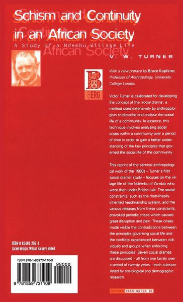 Produktbild: Schism and Continuity in an African Society