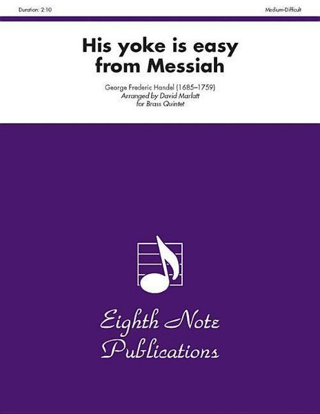 Produktbild: Handel, G: His Yoke Is Easy (from Messiah)