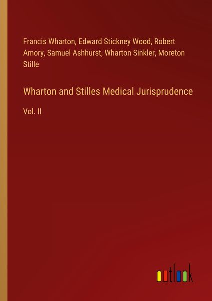 Produktbild: Wharton and Stilles Medical Jurisprudence